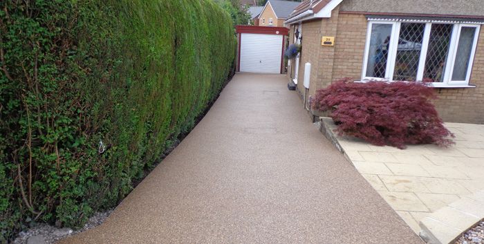 After resin driveway in Leeds